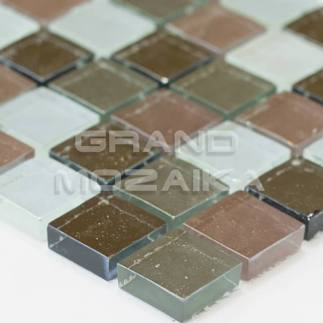 Стеклянная мозаика серия Metal-Glass