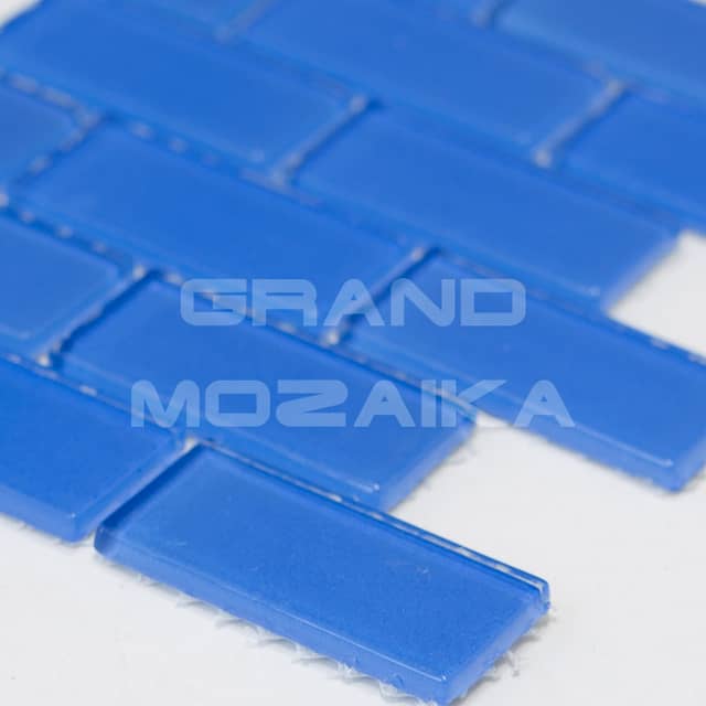 Стеклянная мозаика серия Plain (кирпичная кладка)