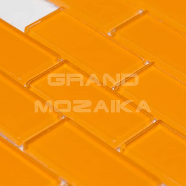 Стеклянная мозаика серия Plain (кирпичная кладка)