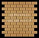 Стеклянная мозаика серия Plain (кирпичная кладка)