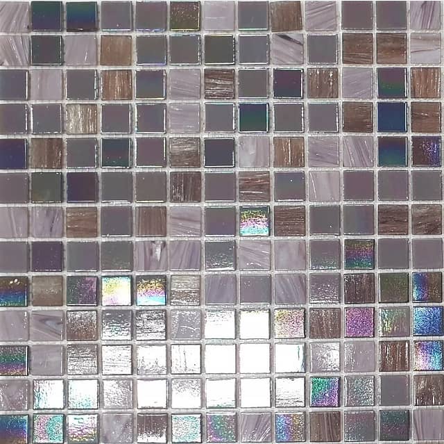 Стеклянная мозаика, серия Mix HG (на сетке)