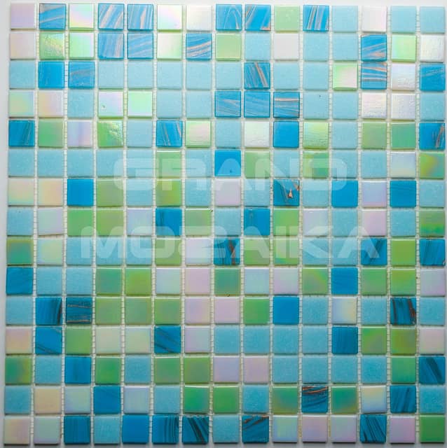 Стеклянная мозаика, серия Mix HG (на сетке)