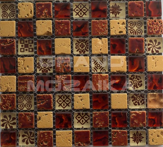Мозаика из стекла и камня, серия Exclusive Altra
