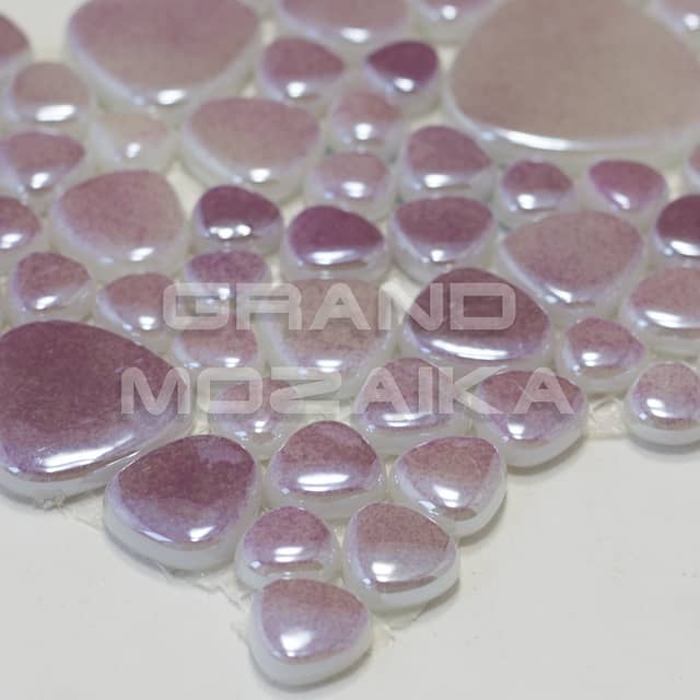 Мозаика из прессованного стекла Морские камушки