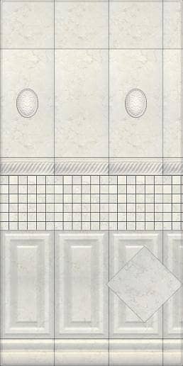 Керамическая мозаика для стен, серия Белгравия