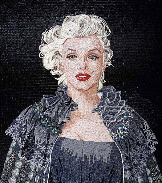 Панно из стеклянной мозаики Мэрилин