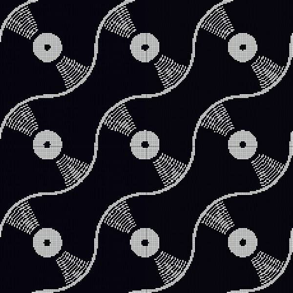 Стеклянное матричное панно \