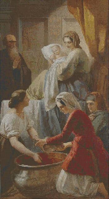 Стеклянное матричное панно \