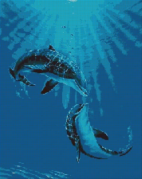 Стеклянное матричное панно \