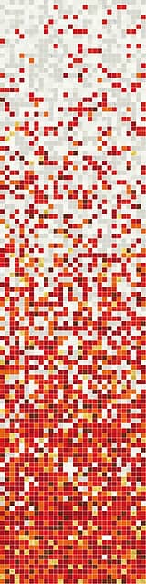 Растяжка из стеклянной мозаики Trend (Fire)