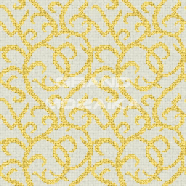 Обои из золотой мозаики Fake, серия Wallpaper 