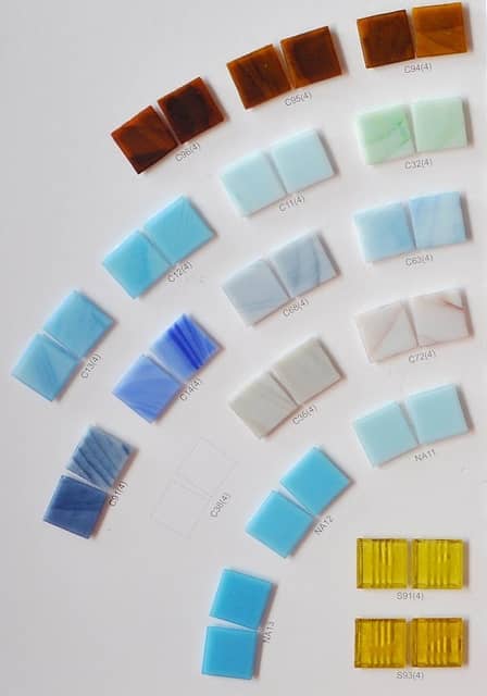 Стеклянная мозаика серия Cloudy (C13)