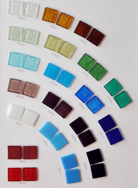 Прозрачная стеклянная мозаика, серия Specular (S22)