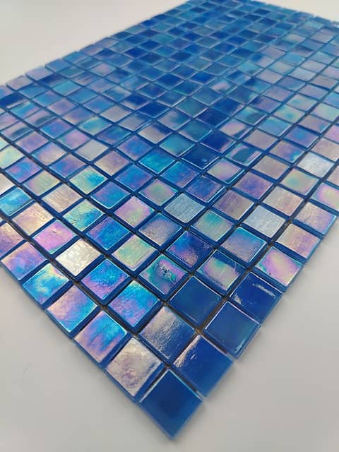 Стеклянная мозаика с перламутром, серия Galaxy (WJ17)