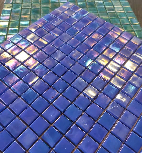 Стеклянная мозаика с перламутром, серия Galaxy (WJ19)