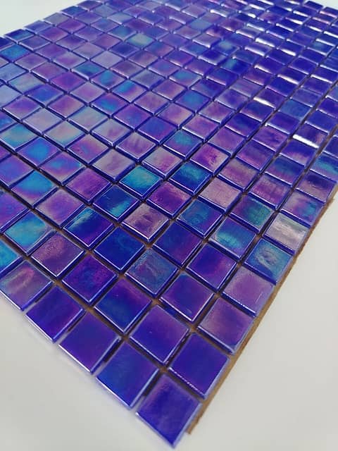 Стеклянная мозаика с перламутром, серия Galaxy (WJ20)