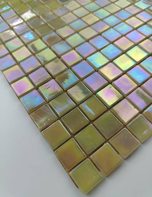 Стеклянная мозаика с перламутром, серия Galaxy (WJ34)