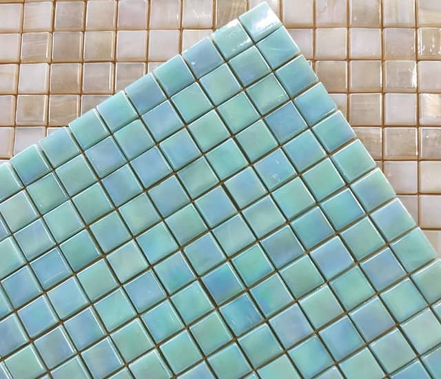 Стеклянная мозаика с перламутром, серия Galaxy (WJ62)