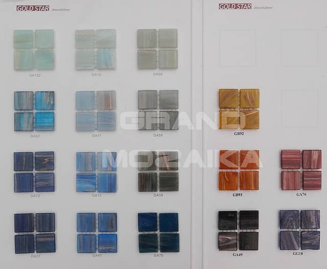 Стеклянная мозаика, серия Goldstar (GA62)