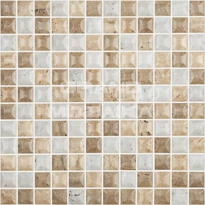 Стеклянная мозаика под травертин, серия Stones