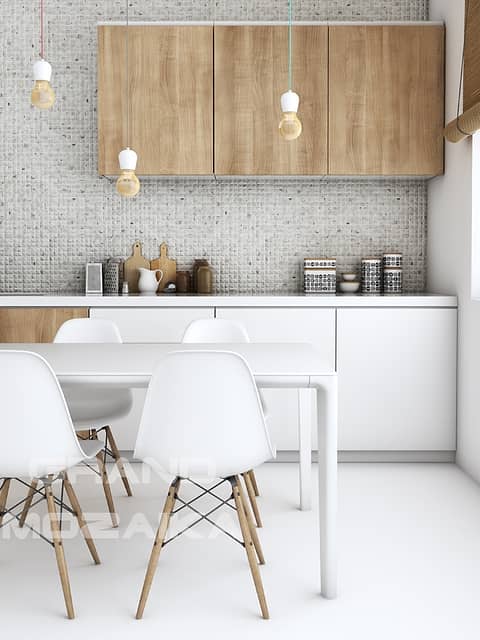 Стеклянная мозаика под дерево, серия Wood