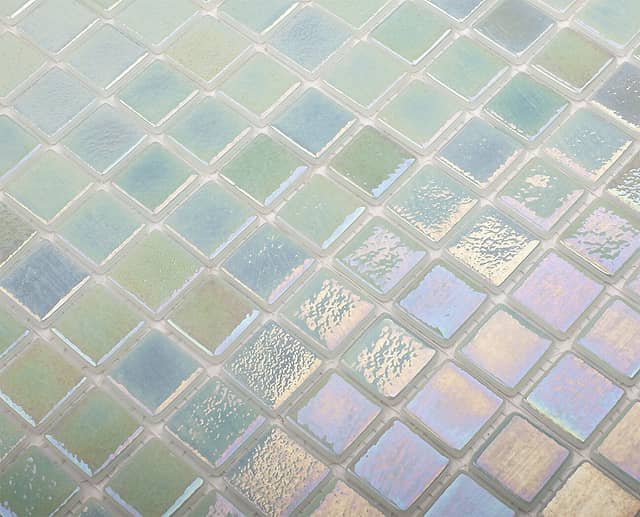 Стеклянная мозаика с перламутром, серия Shell