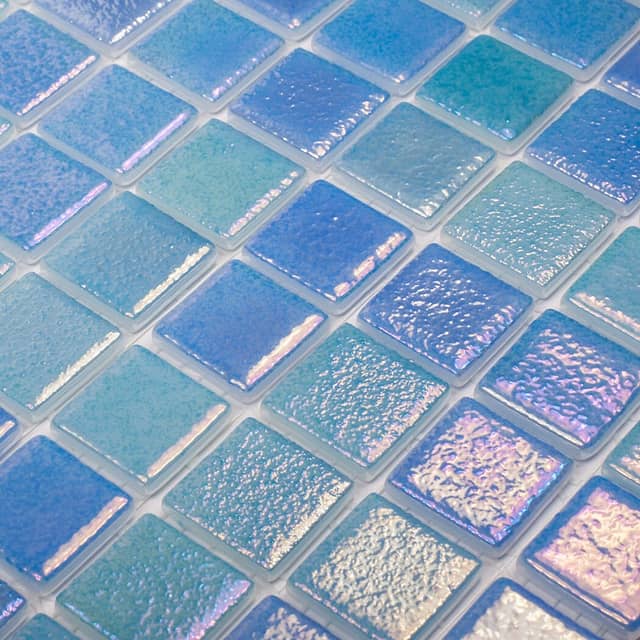 Стеклянная мозаика с перламутром, серия Shell