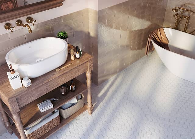 Мозаика из керамогранита, серия Homework