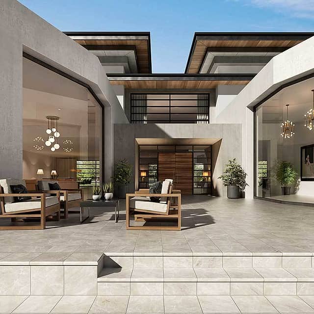 Напольная плитка из клинкера, серия Nevada Limestone