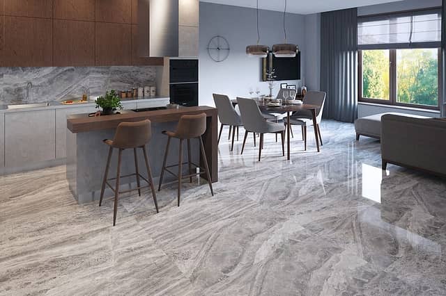 Плитка из керамогранита под мрамор, серия Palacio