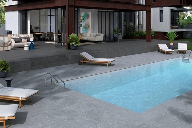 Боковина ступени из клинкера 3х33, серия Milan Gris