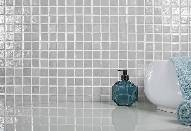 Стеклянная мозаика с перламутром, серия Shell