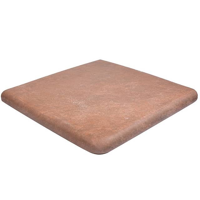 Ступень угловая из клинкера 33х33х4, серия Boston Red