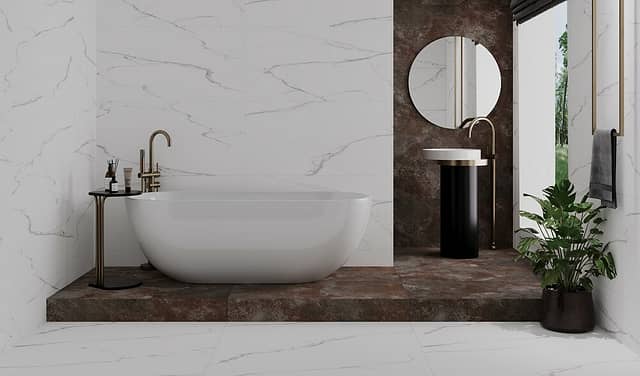 Плитка из керамогранита, серия Luna Rossa