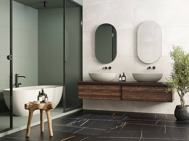 Тонкая плитка из керамогранита, серия Monocolors