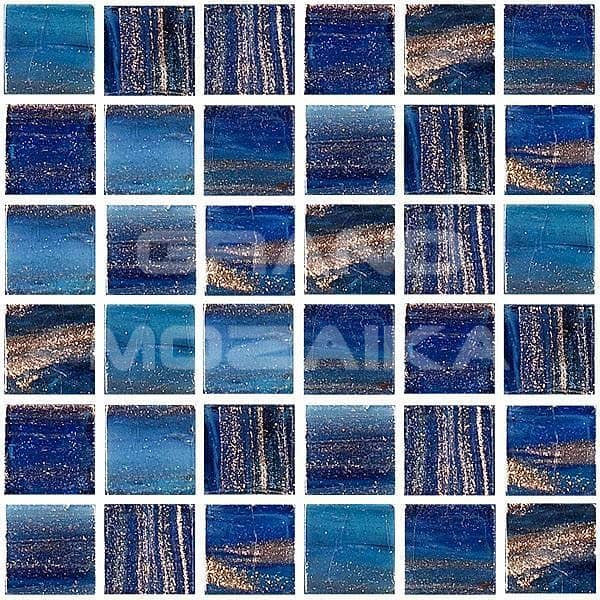 Стеклянная мозаика с авантюрином, серия Diamante