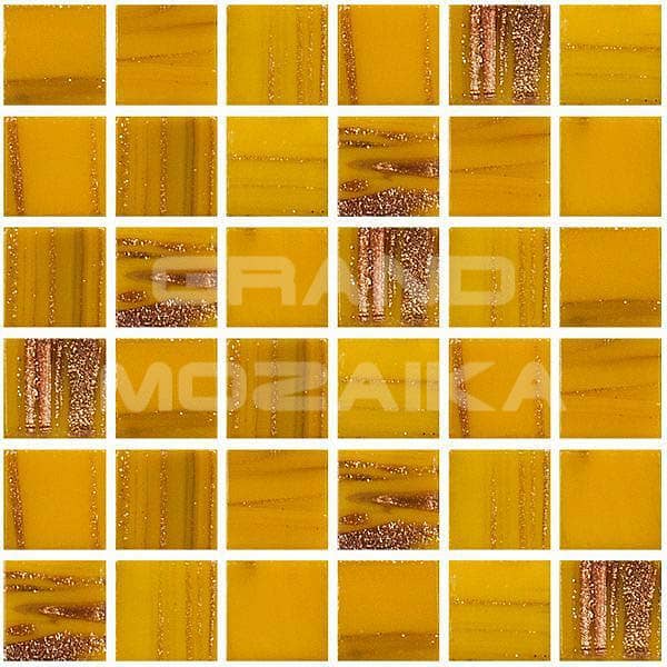 Стеклянная мозаика с авантюрином, серия Diamante