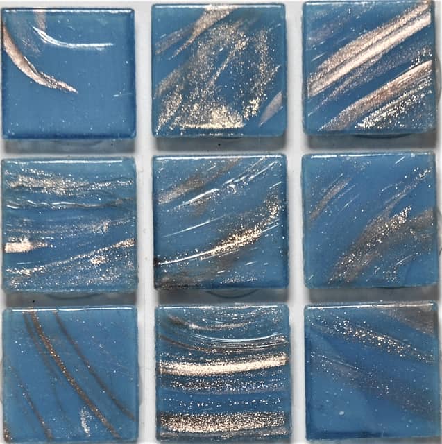 Стеклянная мозаика с авантюрином, серия Diamante