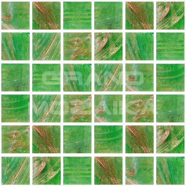 Стеклянная мозаика с авантюрином, серия Diamante