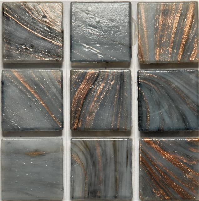 Стеклянная мозаика с авантюрином, серия Diamante