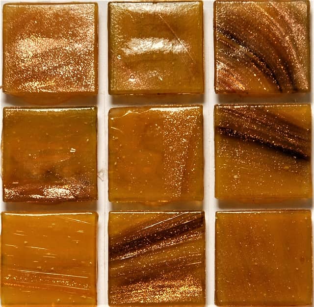 Стеклянная мозаика с авантюрином, серия Diamante