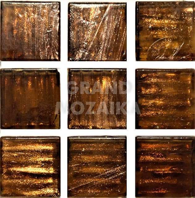 Стеклянная мозаика с авантюрином, серия Diamante