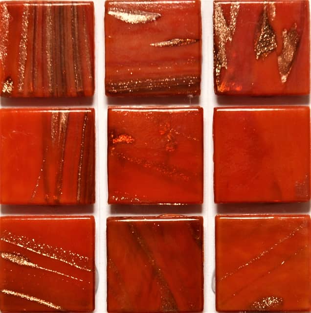 Стеклянная мозаика с авантюрином, серия Diamante