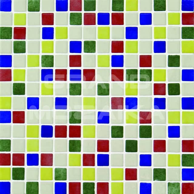 Стеклянная мозаика, серия Mix Eco (на сцепке)