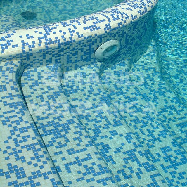 Стеклянная мозаика, серия Mix Eco (на сцепке)