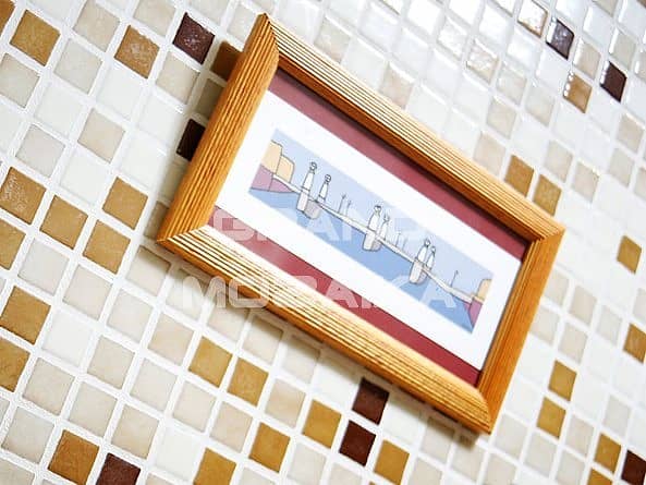 Стеклянная мозаика, серия Mix Eco (на сцепке)