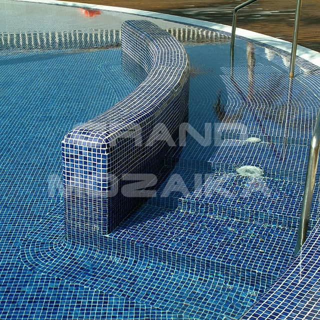 Стеклянная мозаика, серия Mix Eco (на сцепке)