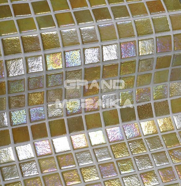 Стеклянная мозаика с перламутром, серия Iris