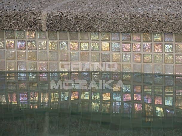 Стеклянная мозаика с перламутром, серия Iris