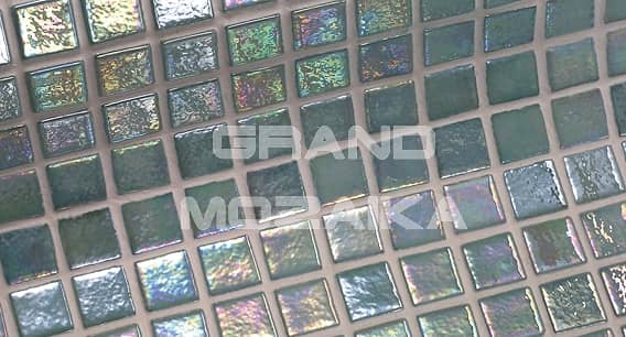 Стеклянная мозаика с перламутром, серия Iris